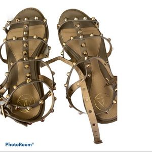 MISSGUIDED DOME STUD GLADIATOR SANDAL